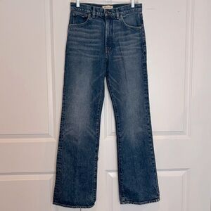 Madewell Straight-Leg Jeans in Medium Wash Blue